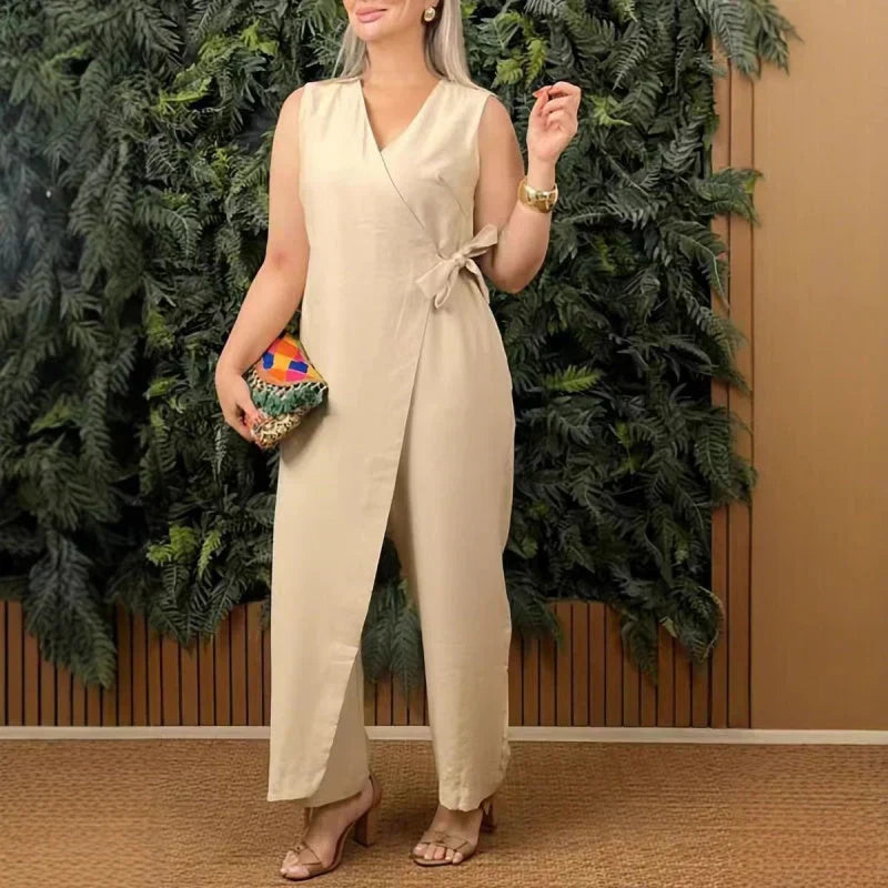 Lilianna | Salopetă elegantă cu design înfășurat