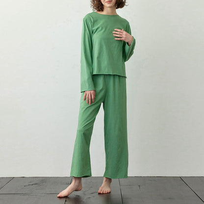 Pijamale în stil coreean, set de două piese