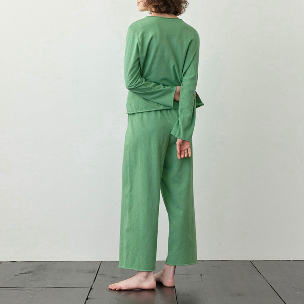 Pijamale în stil coreean, set de două piese