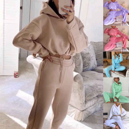Lucia | Set confortabil de loungewear cu glugă