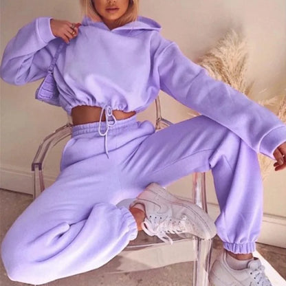Lucia | Set confortabil de loungewear cu glugă
