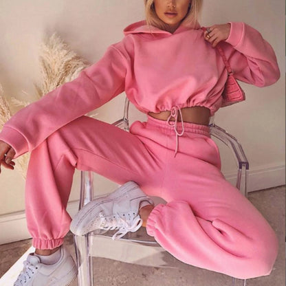 Lucia | Set confortabil de loungewear cu glugă